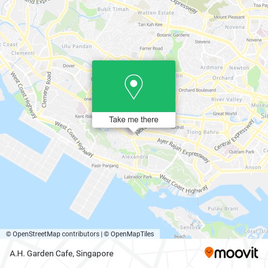 A.H. Garden Cafe map