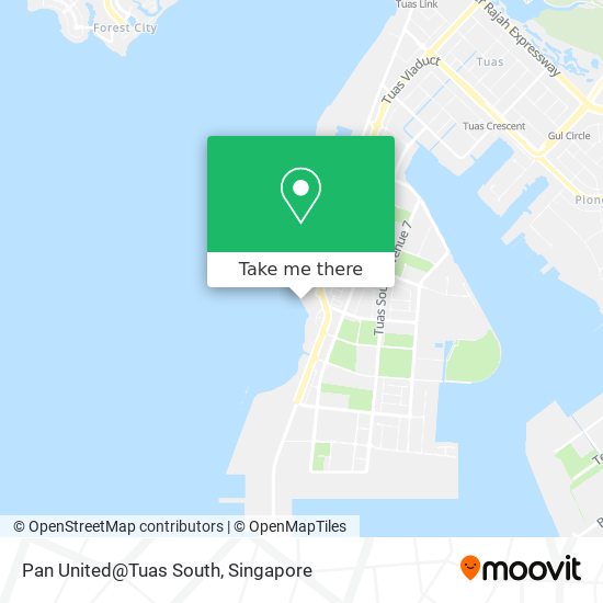 Pan United@Tuas South map