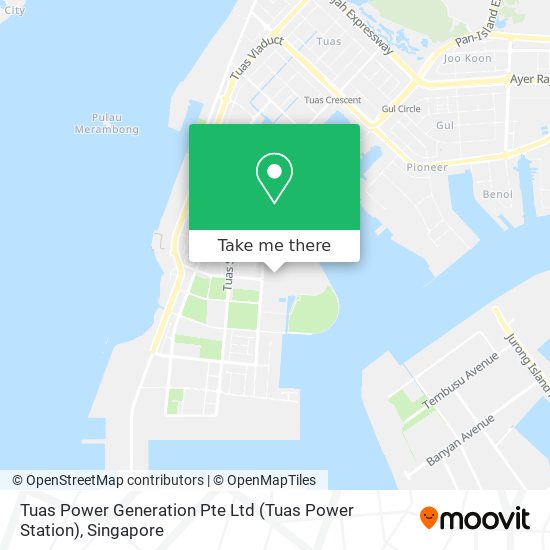 Tuas Power Generation Pte Ltd (Tuas Power Station) map