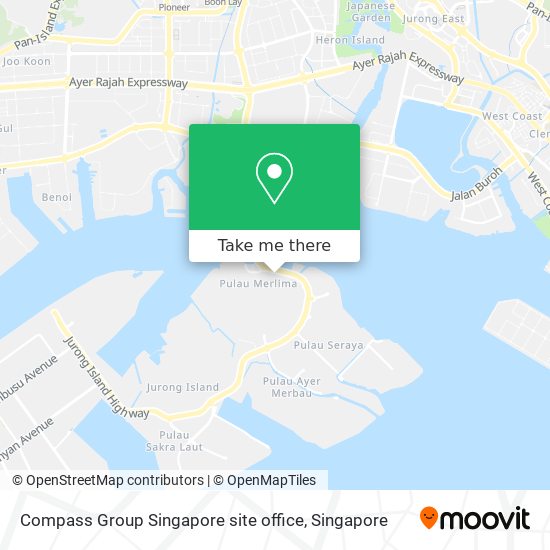 Compass Group Singapore site office map