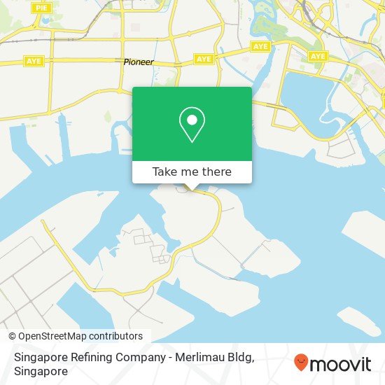 Singapore Refining Company - Merlimau Bldg map