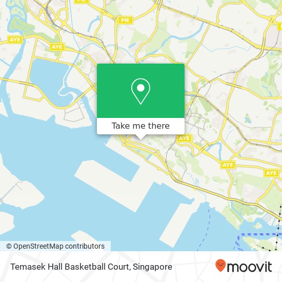 Temasek Hall Basketball Court map