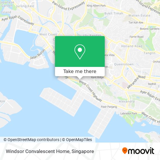 Windsor Convalescent Home map
