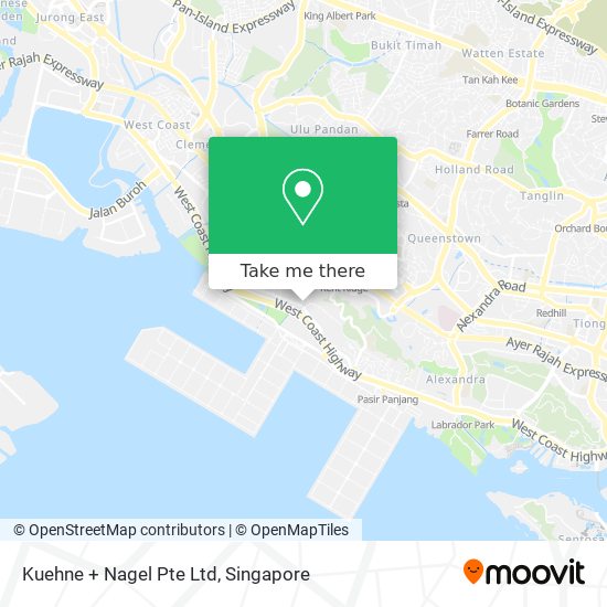 Kuehne + Nagel Pte Ltd map