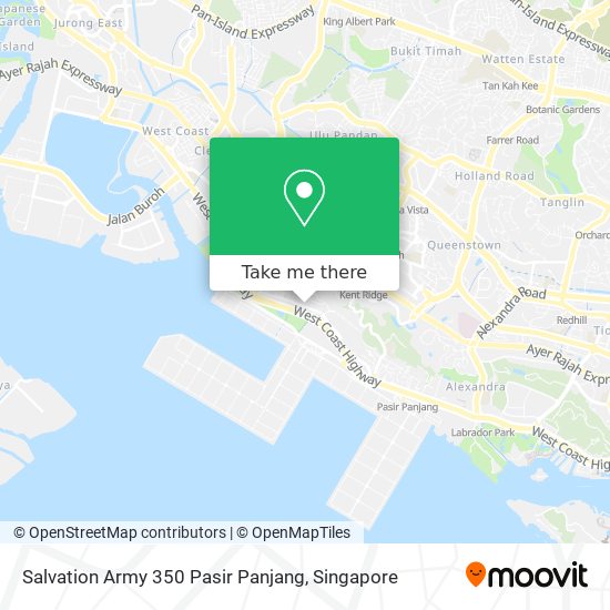 Salvation Army 350 Pasir Panjang地图