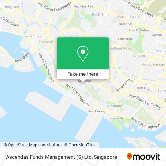 Ascendas Funds Management (S) Ltd map