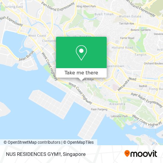 NUS RESIDENCES GYM!! map