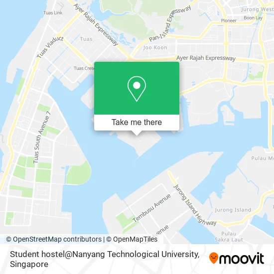 Student hostel@Nanyang Technological University地图