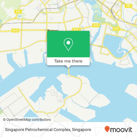 Singapore Petrochemical Complex map