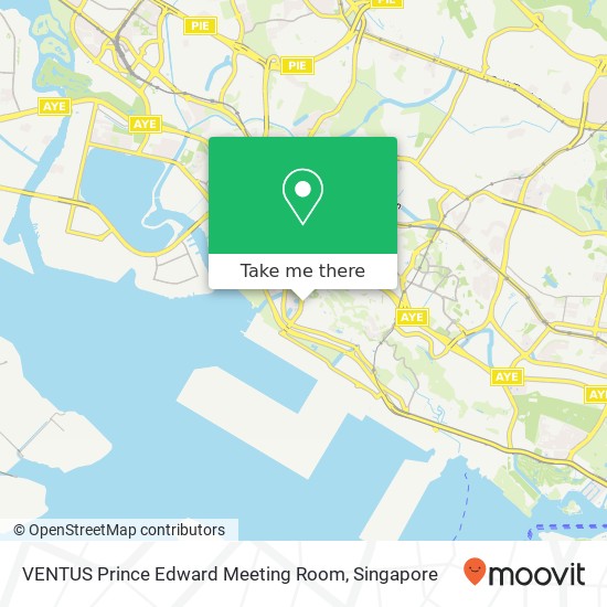 VENTUS Prince Edward Meeting Room map