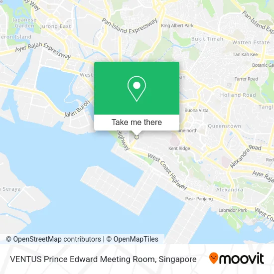 VENTUS Prince Edward Meeting Room map