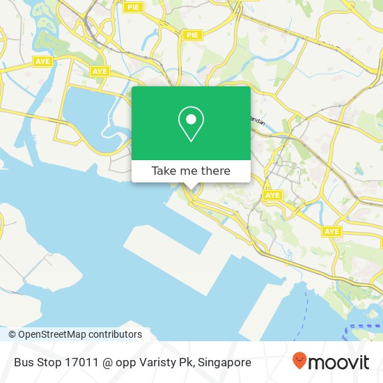Bus Stop 17011 @ opp Varisty Pk map