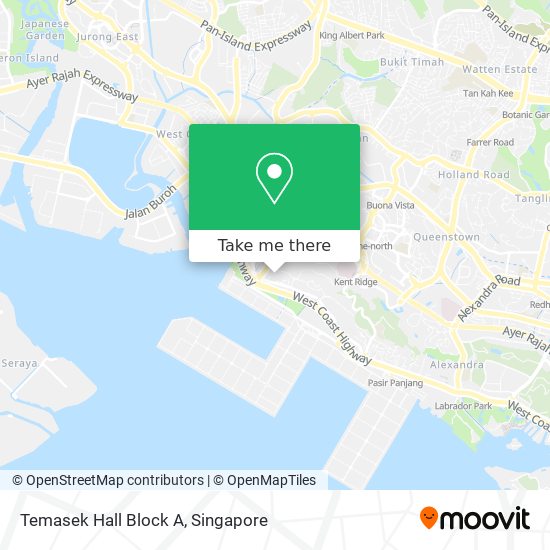 Temasek Hall Block A map