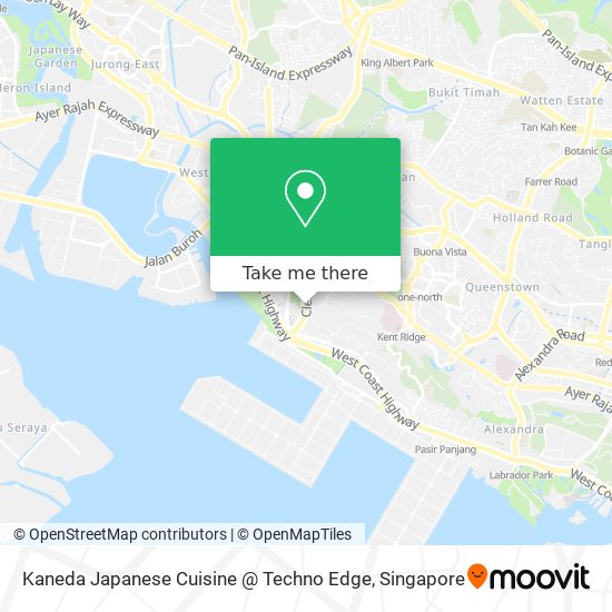 Kaneda Japanese Cuisine @ Techno Edge map