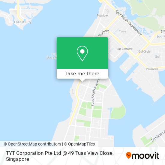 TYT Corporation Pte Ltd @ 49 Tuas View Close地图
