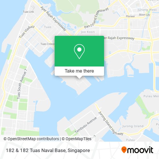 182 & 182 Tuas Naval Base map