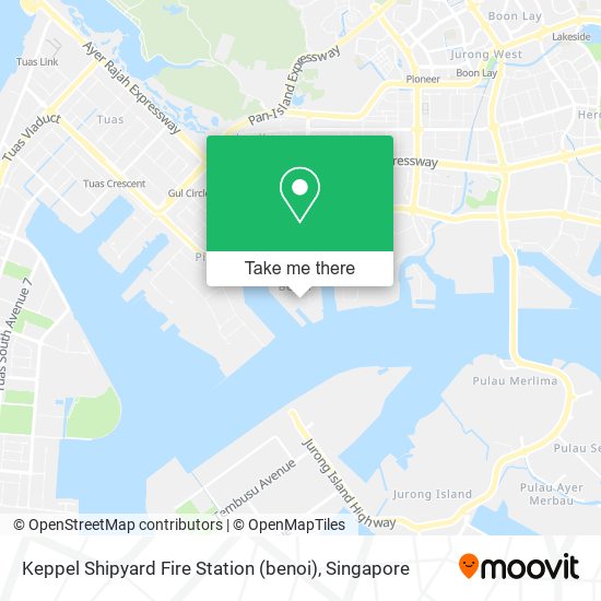 Keppel Shipyard Fire Station (benoi) map