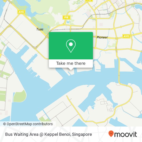 Bus Waiting Area @ Keppel Benoi map