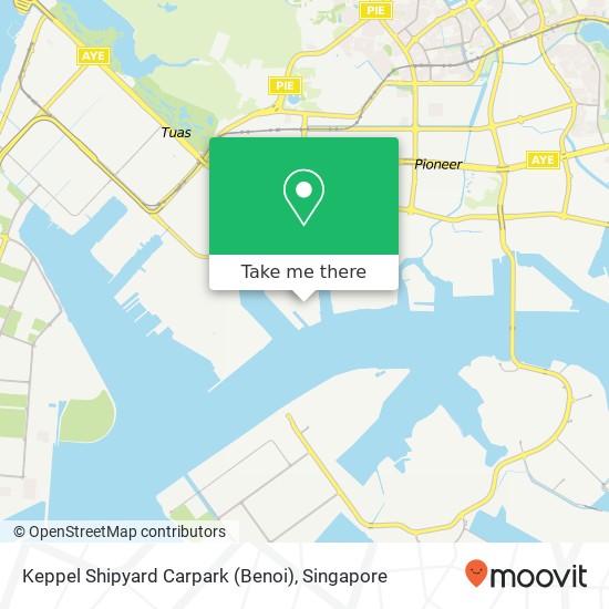 Keppel Shipyard Carpark (Benoi) map