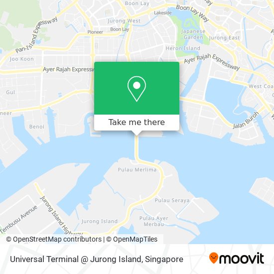Universal Terminal @ Jurong Island map