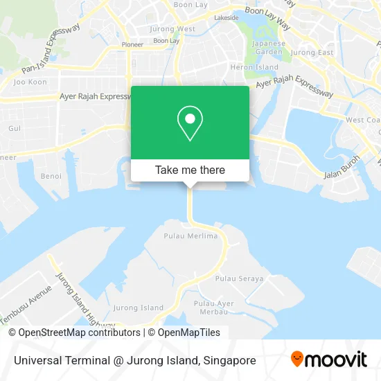 Universal Terminal @ Jurong Island map