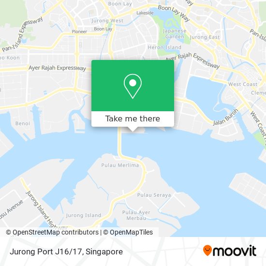 Jurong Port J16/17 map
