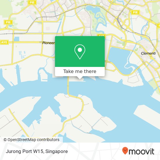 Jurong Port W15 map
