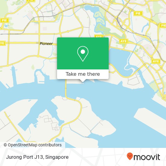 Jurong Port J13 map