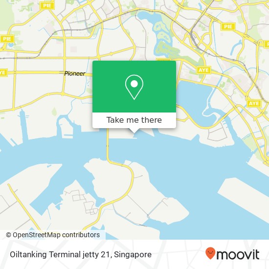 Oiltanking Terminal jetty 21 map