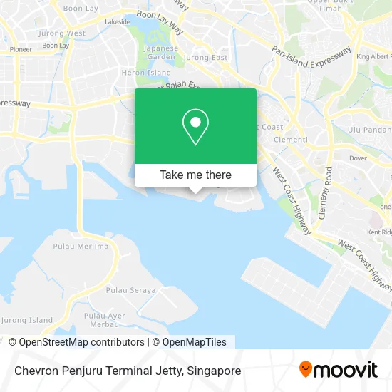 Chevron Penjuru Terminal Jetty地图