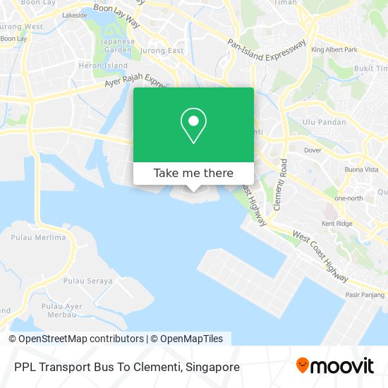 PPL Transport Bus To Clementi map