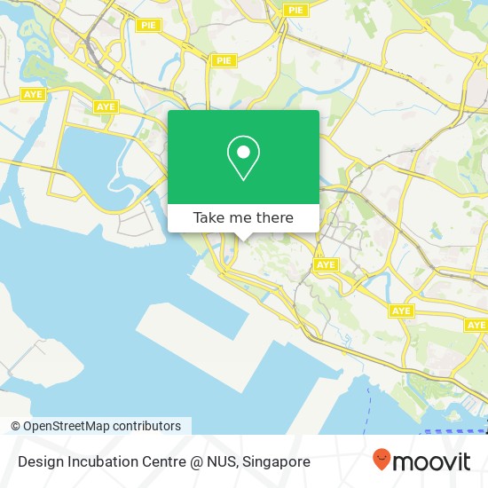 Design Incubation Centre @ NUS map