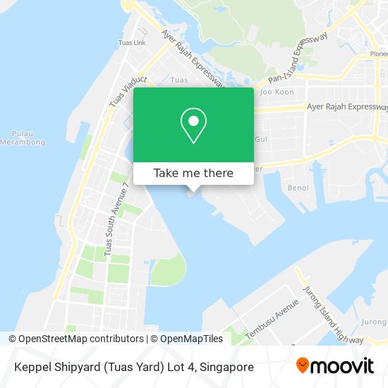 Keppel Shipyard (Tuas Yard) Lot 4 map