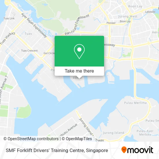 SMF Forklift Drivers' Training Centre map