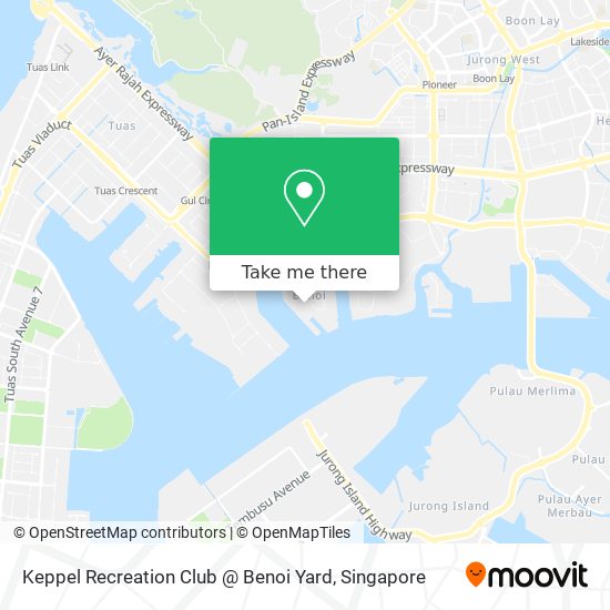 Keppel Recreation Club @ Benoi Yard map
