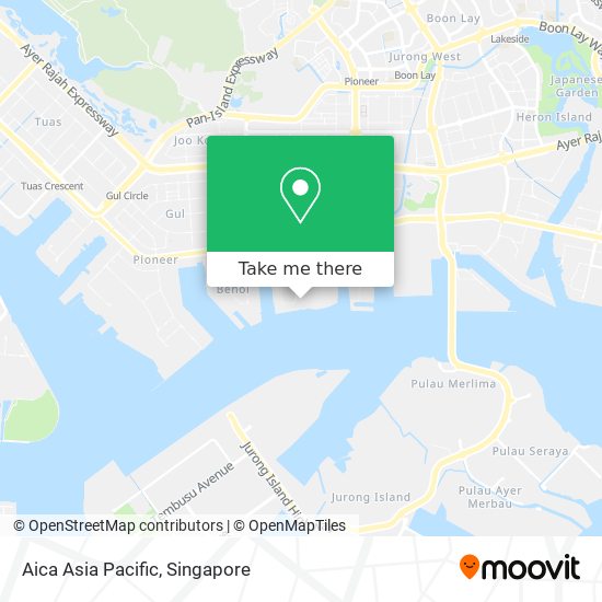 Aica Asia Pacific map