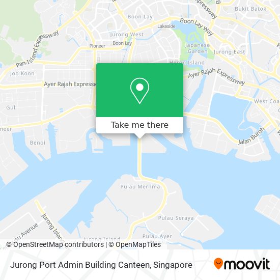Jurong Port Admin Building Canteen map