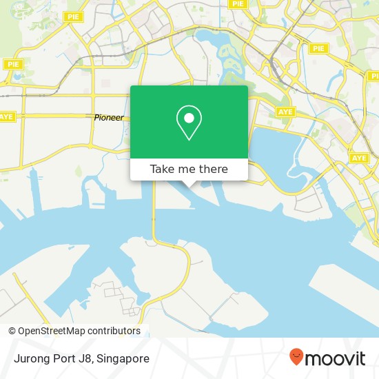Jurong Port J8 map