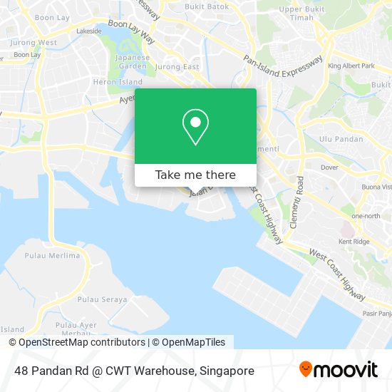 48 Pandan Rd @ CWT Warehouse map