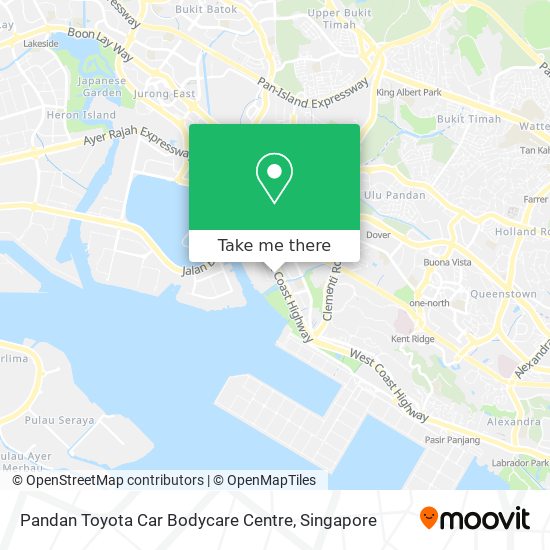 Pandan Toyota Car Bodycare Centre map