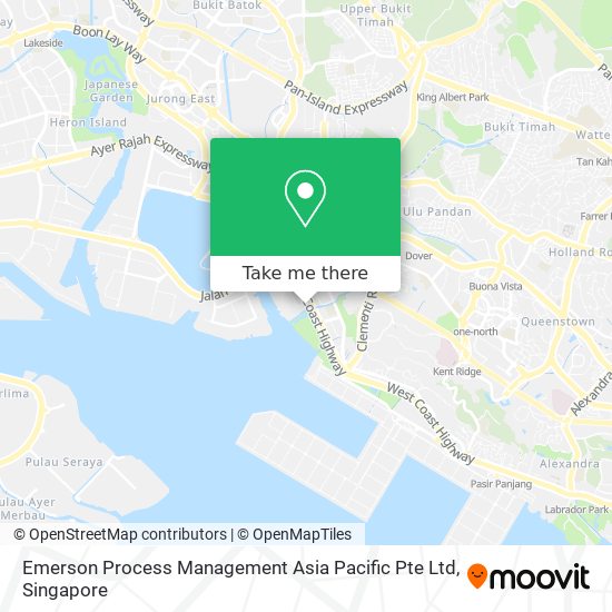 Emerson Process Management Asia Pacific Pte Ltd map