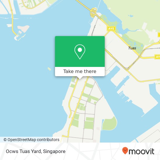 Ocws Tuas Yard map