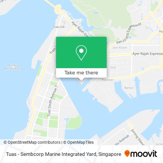 Tuas - Sembcorp Marine Integrated Yard map