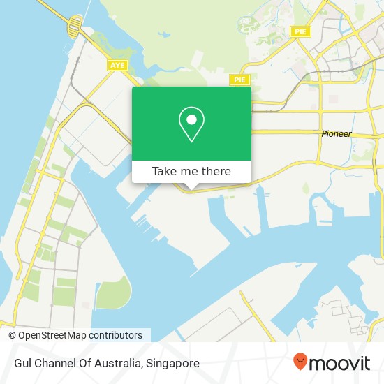 Gul Channel Of Australia map