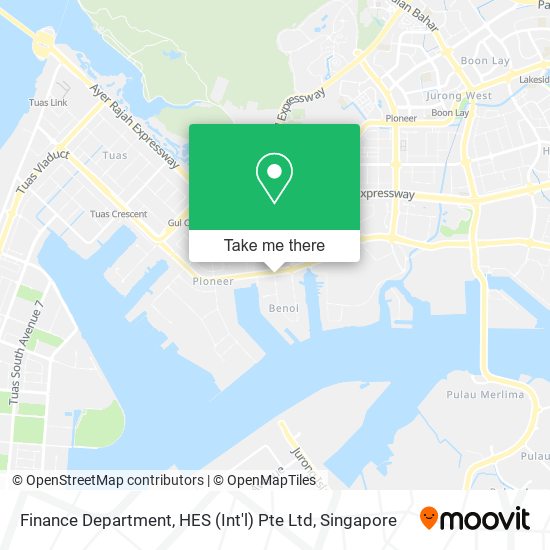 Finance Department, HES (Int'l) Pte Ltd map