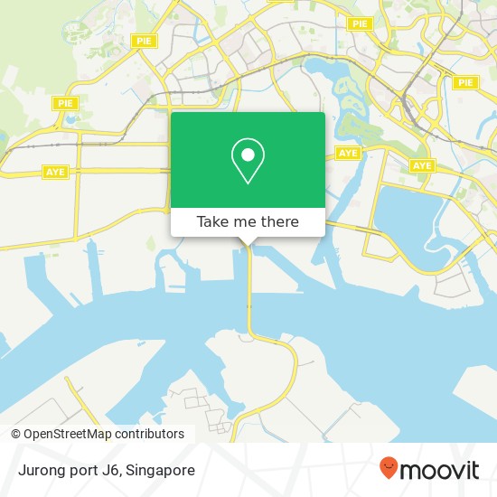 Jurong port J6 map