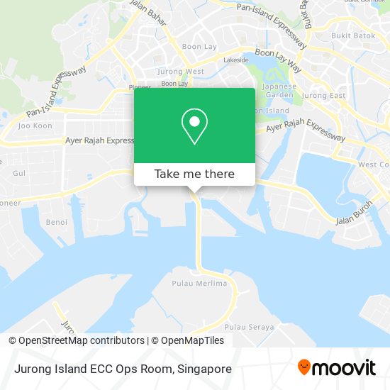 Jurong Island ECC Ops Room map