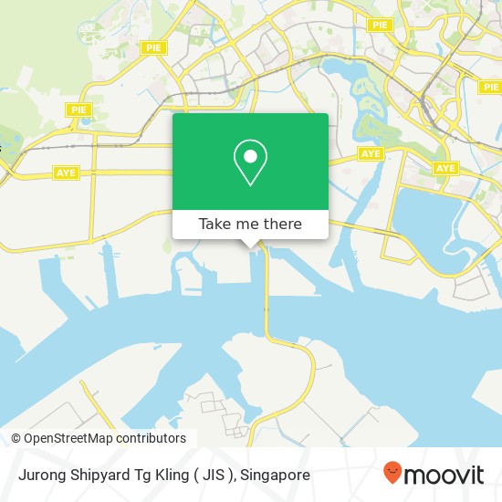 Jurong Shipyard Tg Kling ( JIS ) map