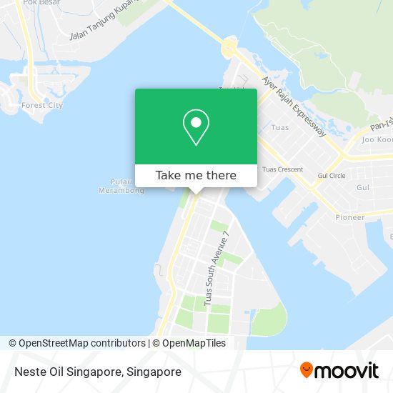 Neste Oil Singapore地图