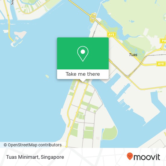 Tuas Minimart地图